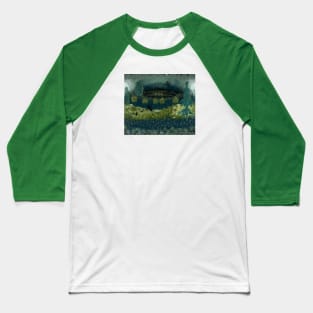 Lake Cabin in Greens Baseball T-Shirt